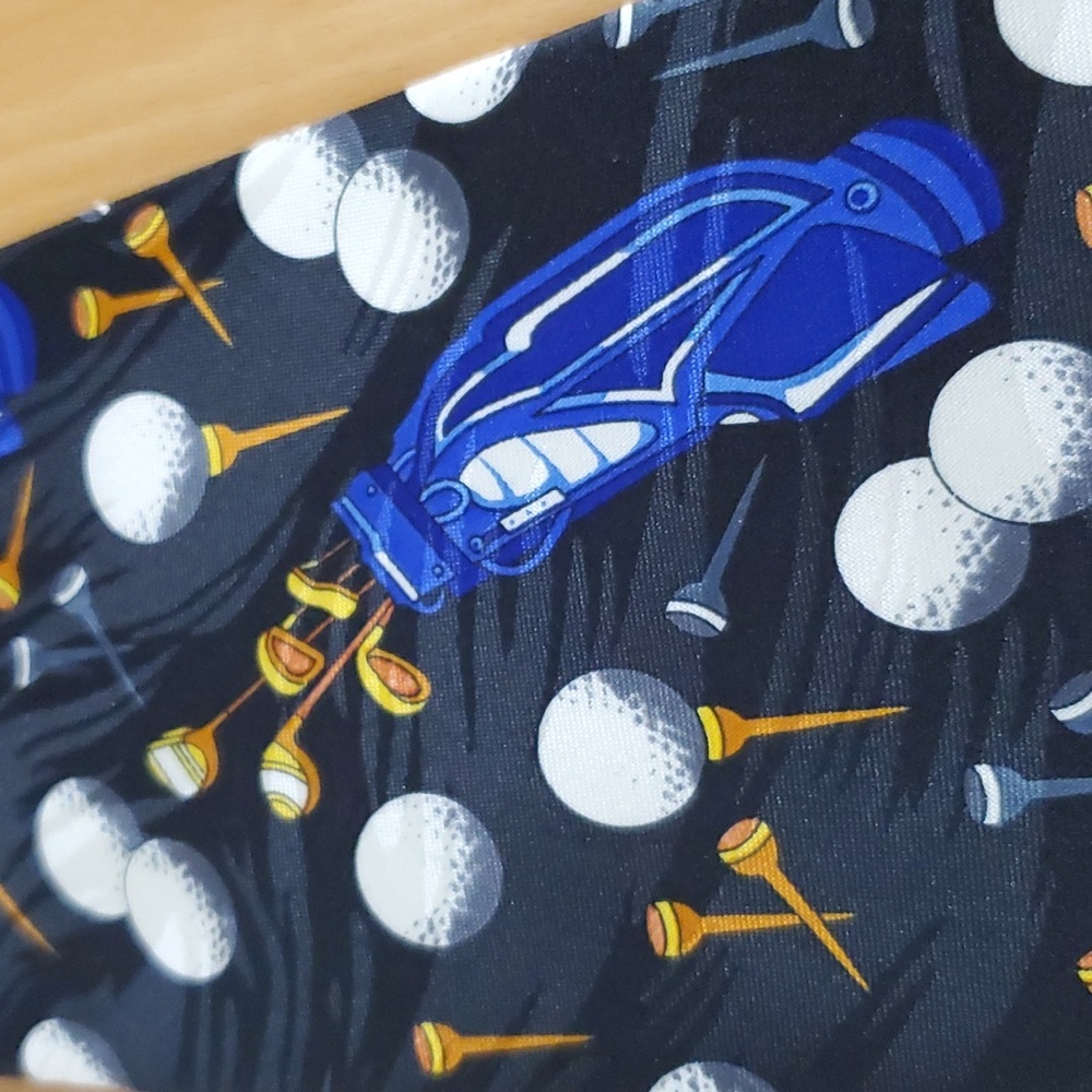 K D Keith Daniels  Play Ball Series II Golf Print Tie